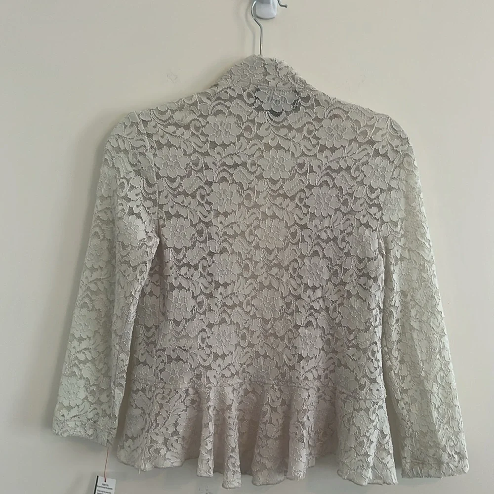 Vintage Connected Apparel Lace Floral Sweater Cardigan Victorian Bohemian Fairy‎ - Picture 6 of 6